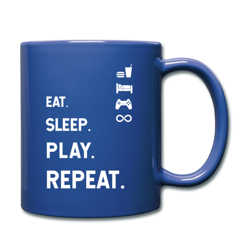 Eat Sleep Play Repeat Full Color Mug